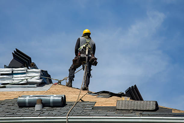 Professional Roof Replacement technician working in Pony, MT